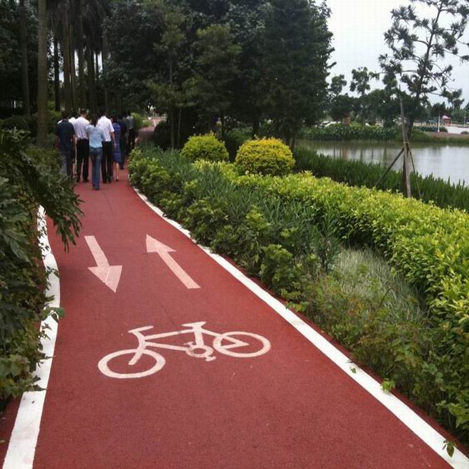 彩色綠道，健身步道，人行步道，景觀綠道，彩色防滑路面