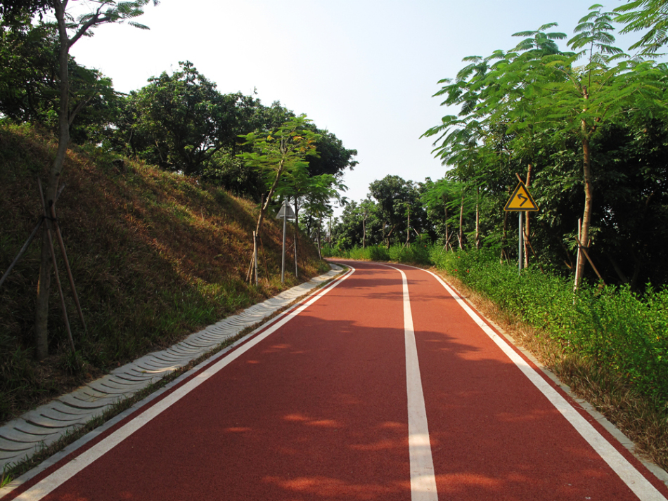 綠道材料，綠道施工，綠道路面，綠道